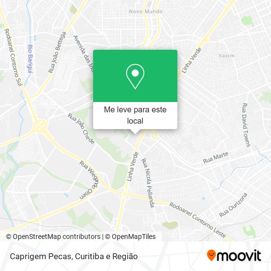 Caprigem Pecas mapa