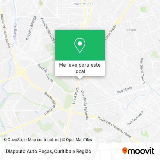 Dispauto Auto Peças mapa