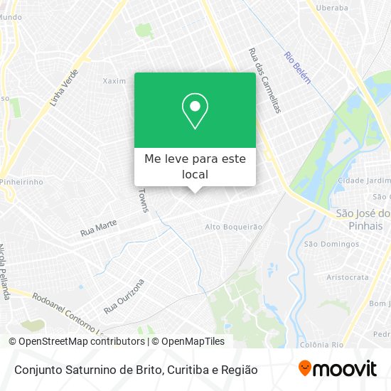 Conjunto Saturnino de Brito mapa