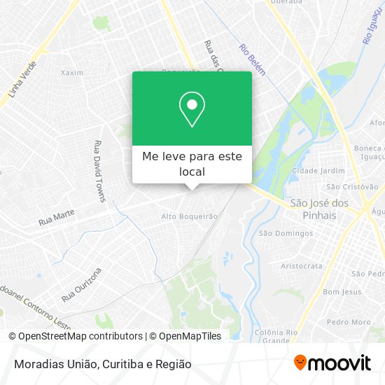 Moradias União mapa