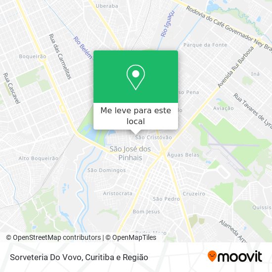 Sorveteria Do Vovo mapa