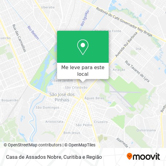 Casa de Assados Nobre mapa