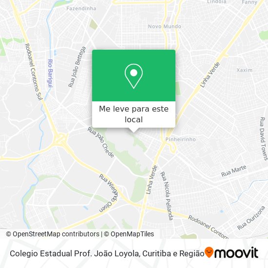 Colegio Estadual Prof. João Loyola mapa