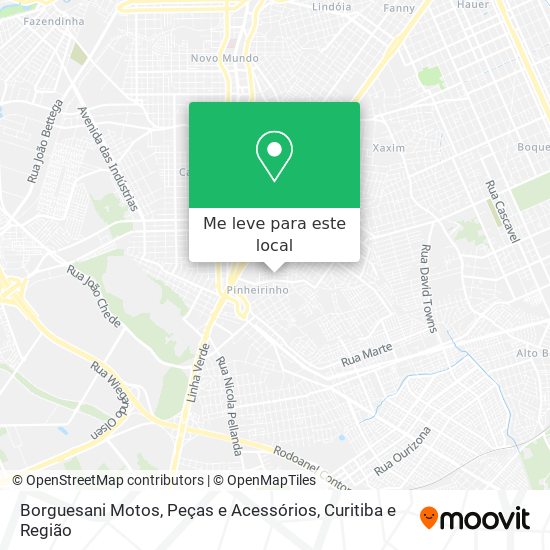 Borguesani Motos, Peças e Acessórios mapa