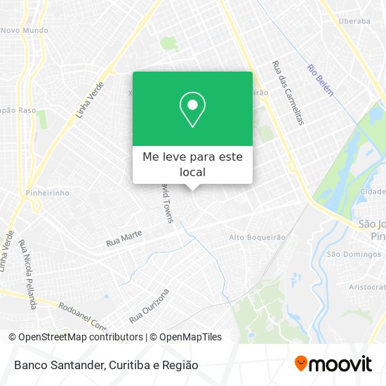 Banco Santander mapa