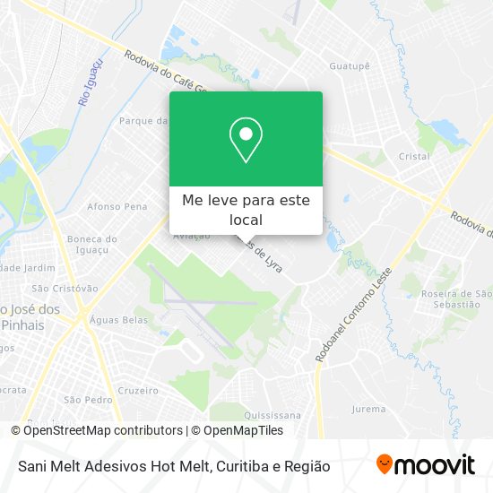 Sani Melt Adesivos Hot Melt mapa