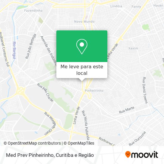 Med Prev Pinheirinho mapa