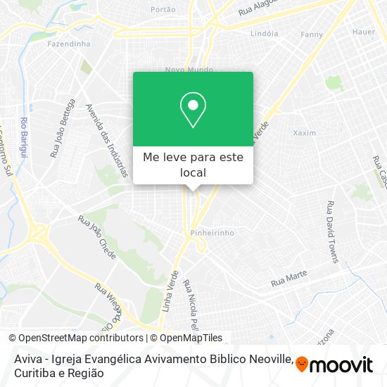 Aviva - Igreja Evangélica Avivamento Biblico Neoville mapa