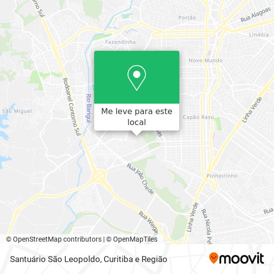 Santuário São Leopoldo mapa