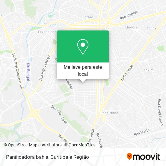 Panificadora bahia mapa