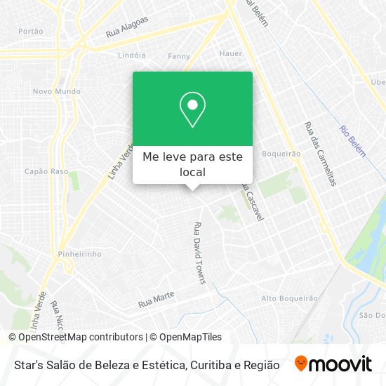 Star's Salão de Beleza e Estética mapa