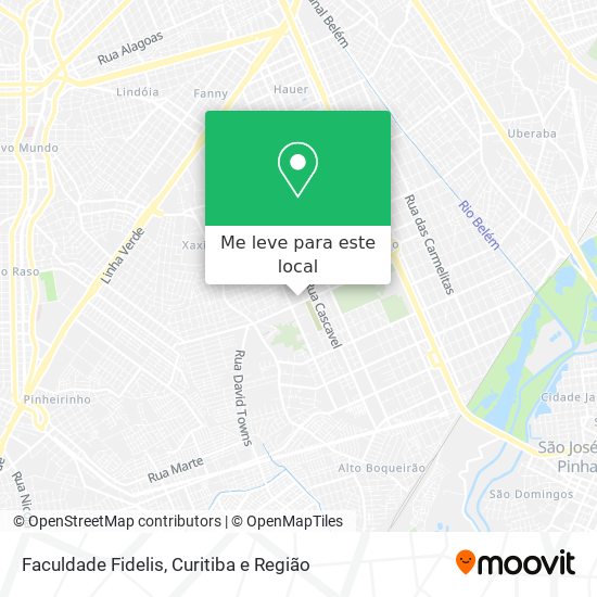 Faculdade Fidelis mapa