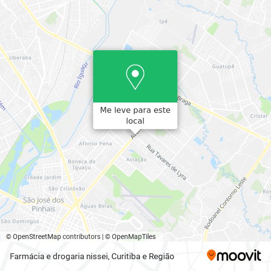 Farmácia e drogaria nissei mapa