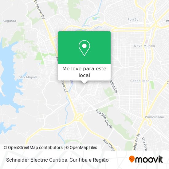 Schneider Electric Curitiba mapa
