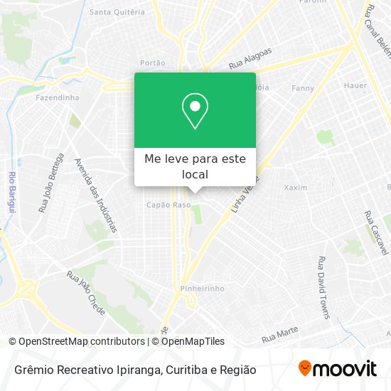Grêmio Recreativo Ipiranga mapa