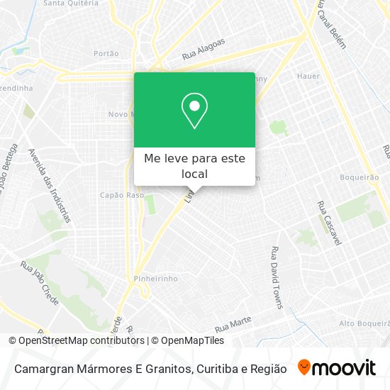 Camargran Mármores E Granitos mapa