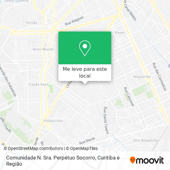Comunidade N. Sra. Perpétuo Socorro mapa