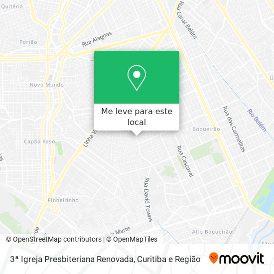 3ª Igreja Presbiteriana Renovada mapa