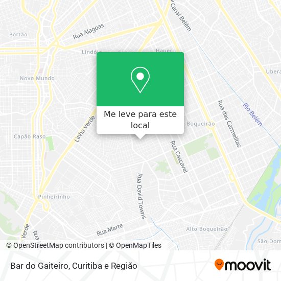 Bar do Gaiteiro mapa