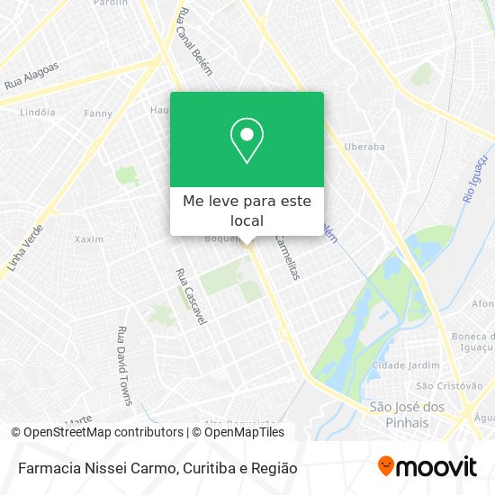 Farmacia Nissei Carmo mapa