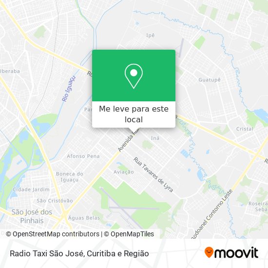 Radio Taxi São José mapa