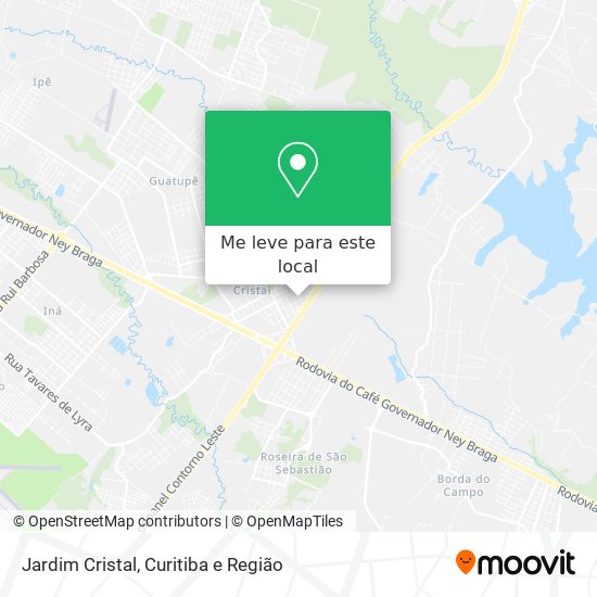Jardim Cristal mapa