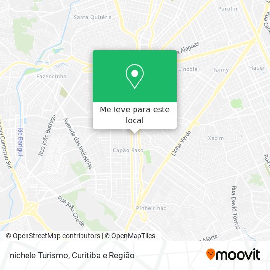 nichele Turismo mapa