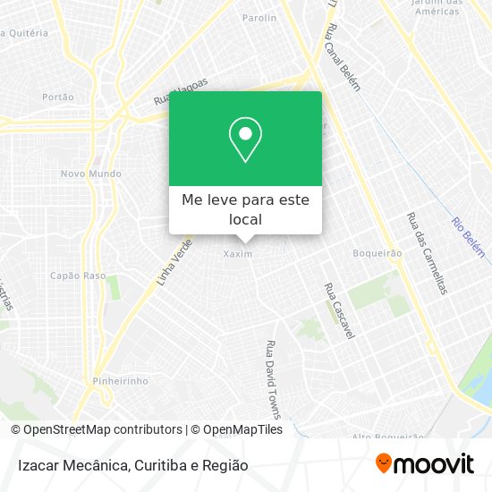Izacar Mecânica mapa