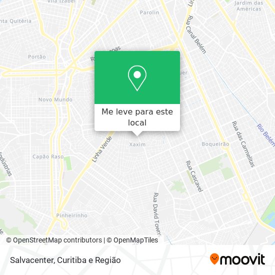 Salvacenter mapa