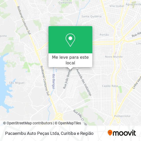 Pacaembu Auto Peças Ltda mapa