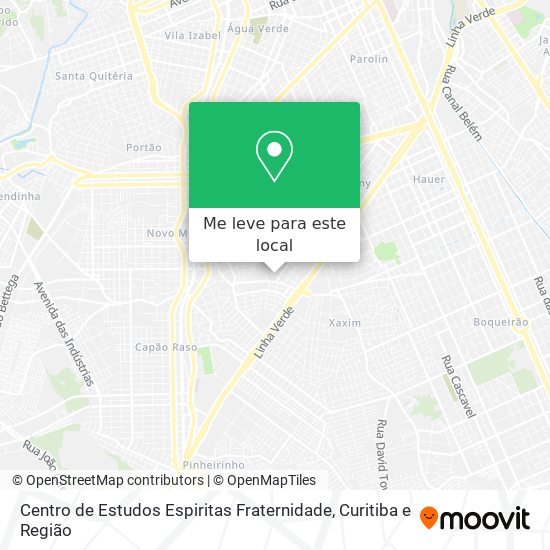 Centro de Estudos Espiritas Fraternidade mapa