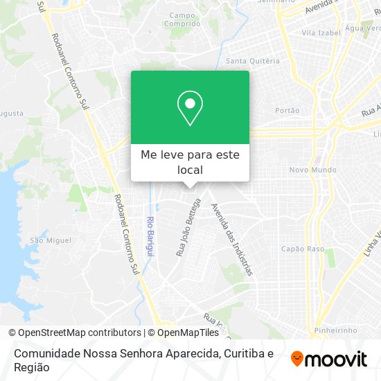 Comunidade Nossa Senhora Aparecida mapa