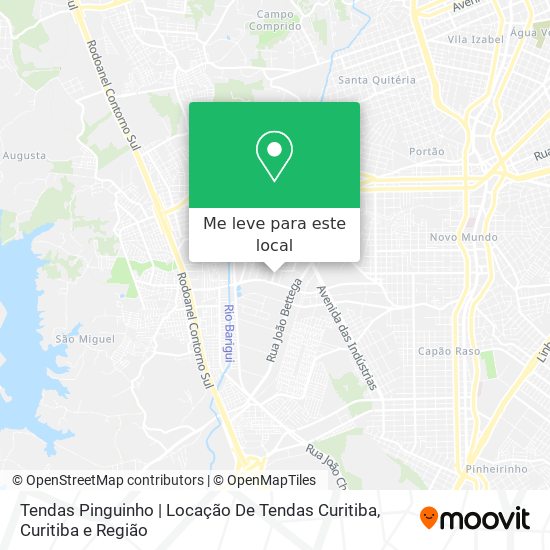 Tendas Pinguinho | Locação De Tendas Curitiba mapa