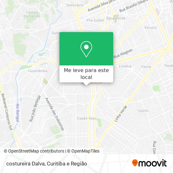 costureira Dalva mapa