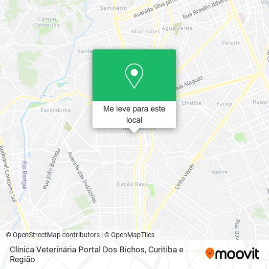 Clínica Veterinária Portal Dos Bichos mapa