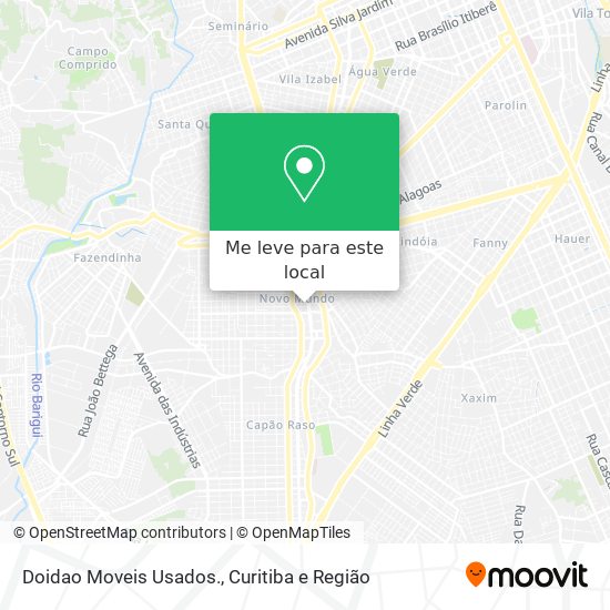 Doidao Moveis Usados. mapa