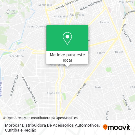 Morocar Distribuidora De Acessórios Automotivos mapa