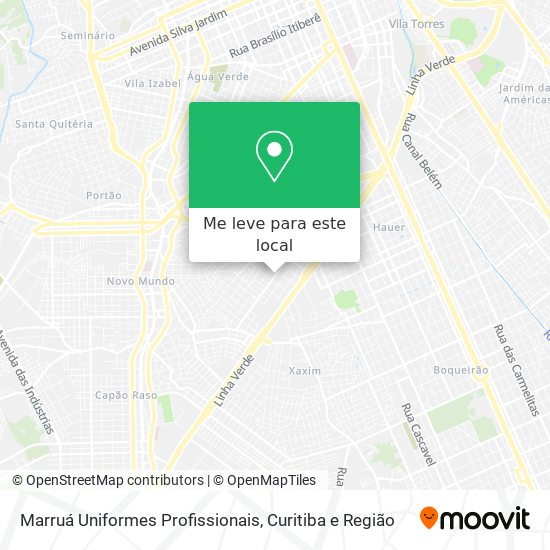 Marruá Uniformes Profissionais mapa