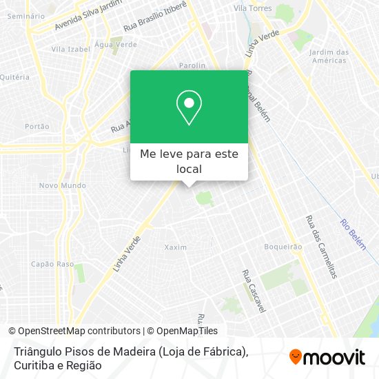 Triângulo Pisos de Madeira (Loja de Fábrica) mapa