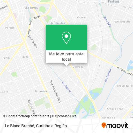 Le Blanc Brechó mapa