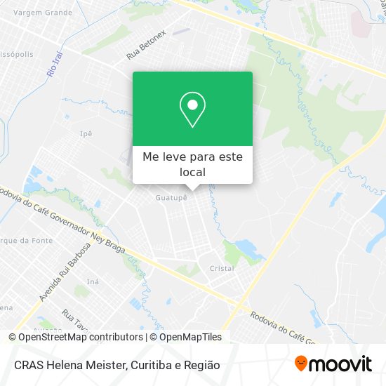 CRAS Helena Meister mapa