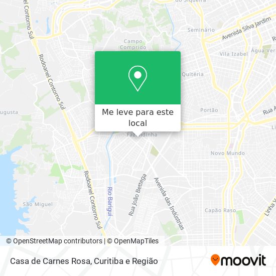 Casa de Carnes Rosa mapa