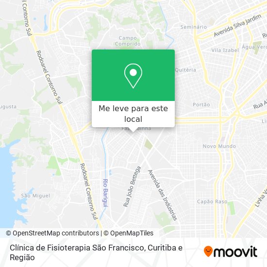 Clínica de Fisioterapia São Francisco mapa