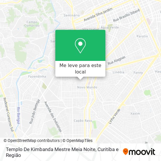 Templo De Kimbanda Mestre Meia Noite mapa