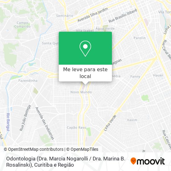 Odontologia (Dra. Marcia Nogarolli / Dra. Marina B. Rosalinski) mapa