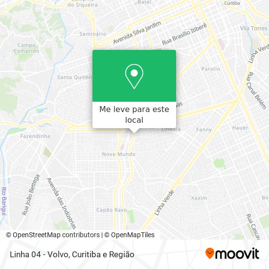 Linha 04 - Volvo mapa
