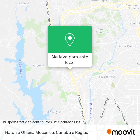 Narciso Oficina Mecanica mapa
