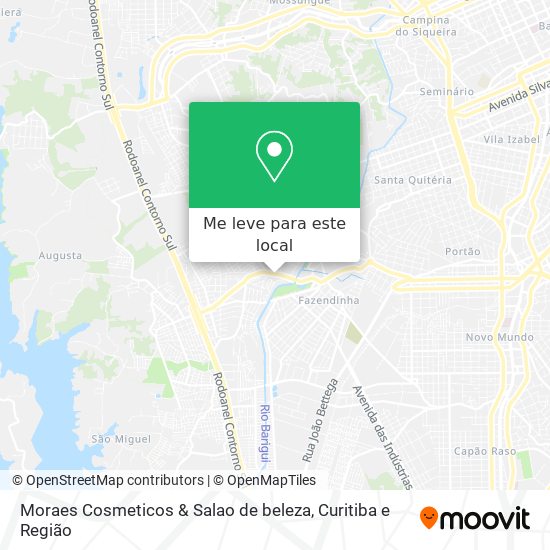Moraes Cosmeticos & Salao de beleza mapa