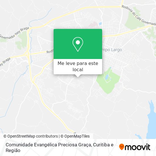 Comunidade Evangélica Preciosa Graça mapa