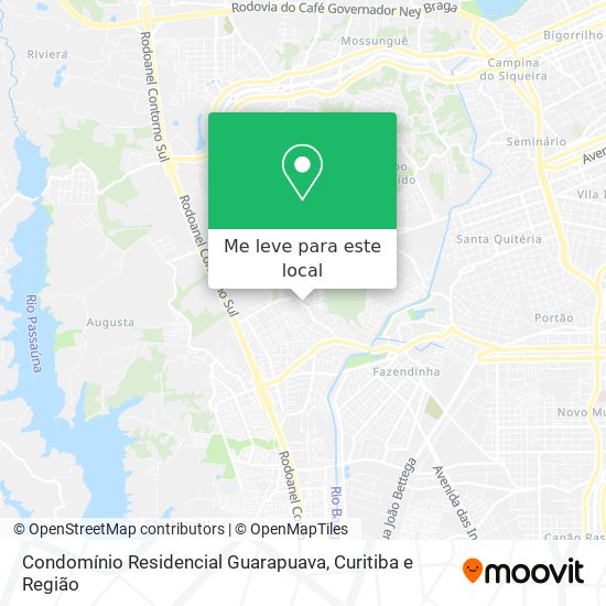Condomínio Residencial Guarapuava mapa